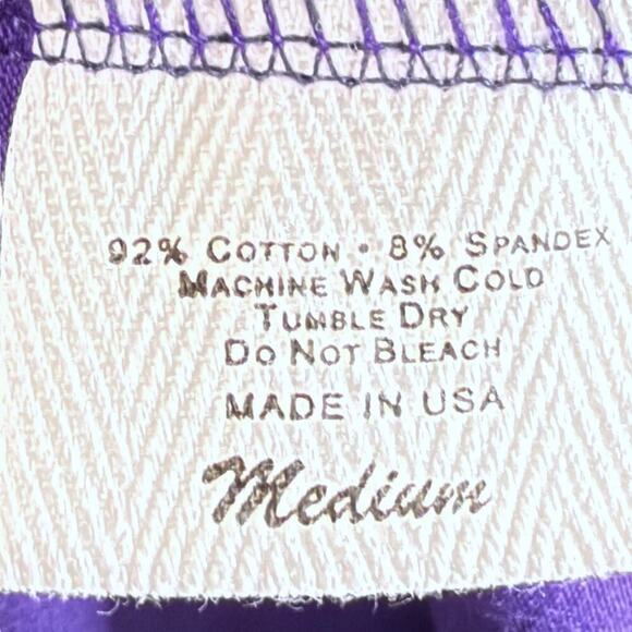 Y2K NOS TCU Mini Scoop Neck Dress Womens Purple White Logo Baby Doll Size M - Picture 6 of 7